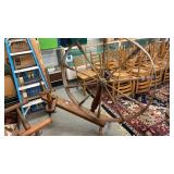 Large spinning wheel