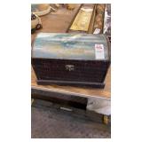 Decorated wooden box