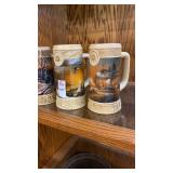 Miller decorated mugs