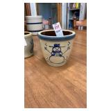 Ceramic snowman cup