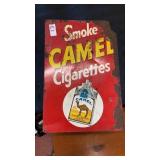 Camel cigarette advertisement sign