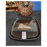 Cast iron chicken votive holder with removable