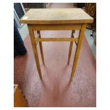 Wooden accent table 17x12x25 tall