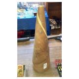 1956 Birch bark moose call signed by hunting