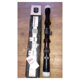 Tasco riflescope 3x7 w/rings