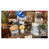 Table lot small appliances,Pur