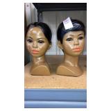 Vintage Asian heads busts