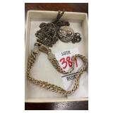 Sterling St Jude medal, 925 Italy bracelet