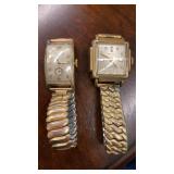 Mans Gruen & Rensie 17 jewel wristwatches