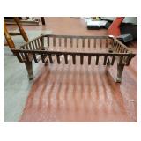 antique Cast iron fireplace grate good condition