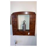 Shaker style wall spice cabinet