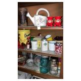 Flour shaker,tins, molds,shakers,asst  Contents