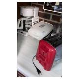 Coffee maker,Foreman  grill,toaster.chopper lot