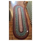 Braided runner rug 66"x23"