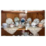 Demitasse, Tea cups & saucers- shelf lot