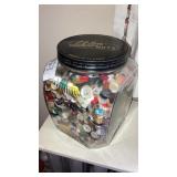 Lik-Em Nuts store jar of buttons