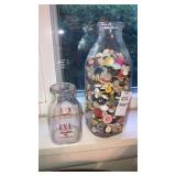 IXL creamery Friedens Pa qt milk bottle w/