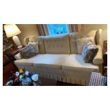 Cream woven sofa