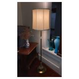 Mid century modern floor lamp ceramic accents