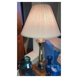 Brass table lamp