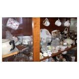 Porcelain place card holders, salt dips cups