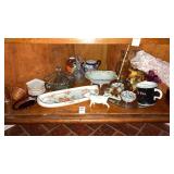 Nippon relish,Gettysburg souvenir,glass ladle,