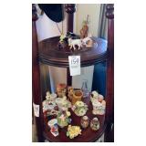 Bone China England tiny frogs pick holders