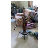 Antique flax yarn winder