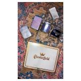 Cigarette lighters & Chesterfield tin -2 zippo
