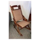 Antique Folding wooden rocker