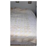 Scallop edge vintage quilt double sz
