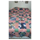 Vintage patch quilt double sz