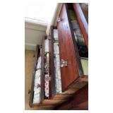 Sheets bed linens embroidered cases- contents of