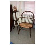 Windsor arm chair, plant/lamp stand
