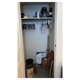 Contents of closet step stool Argus slide radio