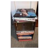Lot of vintage record albums assorted eras