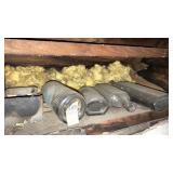 Old Bottles items on ledge