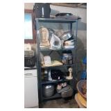 Metal shelving unit- contents separate