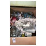 Boxlot glass dishes glass salad servers asst