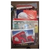 Vintage car booklets