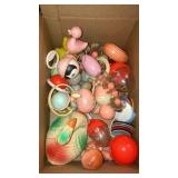 Old baby toys celluloid plastics