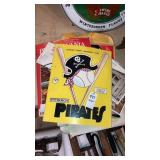 1962 Pittsburgh Pirates yearbook, Stack of paper