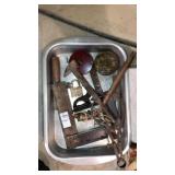 Traylot of tools,tapes,calipers