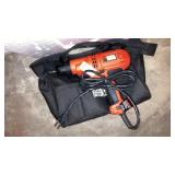 Black & Decker drill w/bag