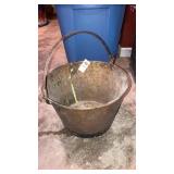 Brass bucket 11" diam