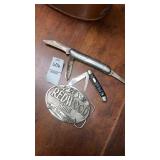 Two pocket knives 1 is imperial, snuff belt