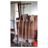 6-pcs tools -Scythe,pitchfork,shovel