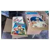 2 boxes sheet music & books