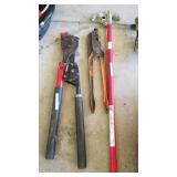 Lot of Cable cutter, crimper and conduit bender