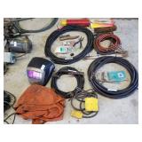 Welding equipment includes auto tinting helmet,